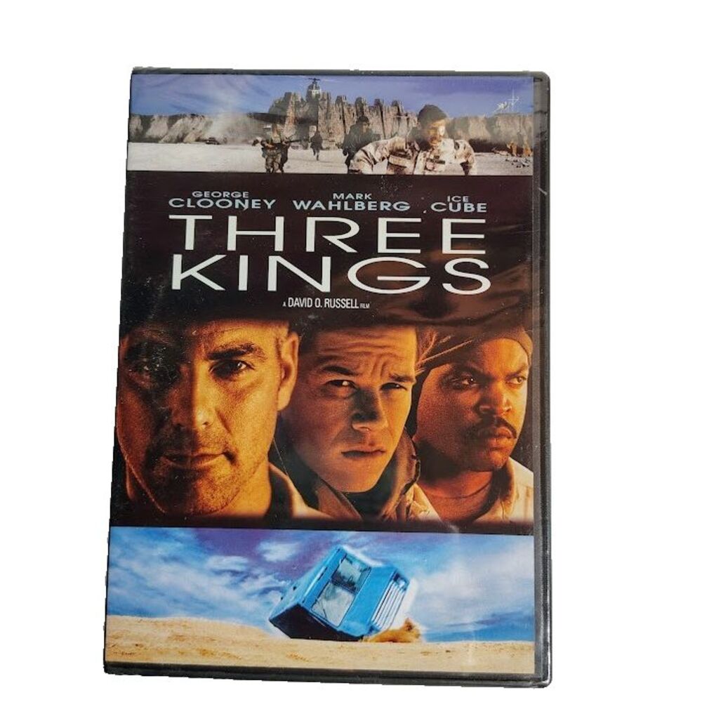 NEW Three Kings DVD Comedy Drama Movie George Clooney Mark Wahlberg 1998 R